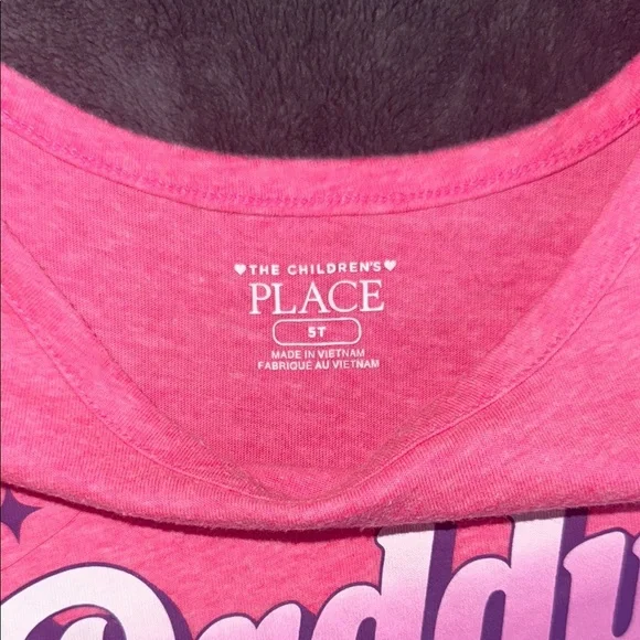 The Children's Place Pink ‘Daddy’ Graphic Tees | 4T & 5T | 4 Items - Picture 3 of 12
